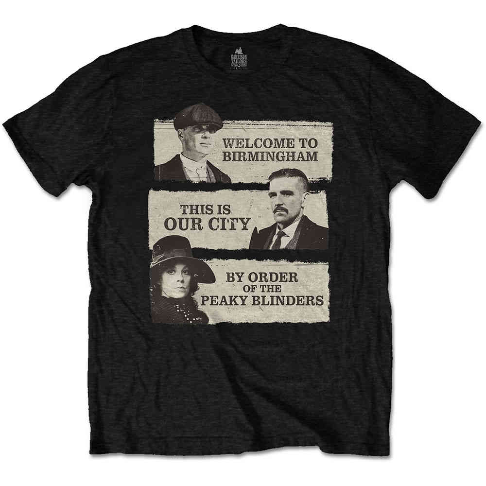 Peaky Blinders - This Is Our City Tshirt Homme - Noir